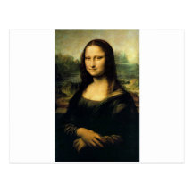 mona lisa postal