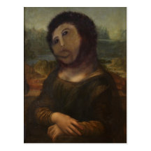 Mona Lisa restaurada Postal