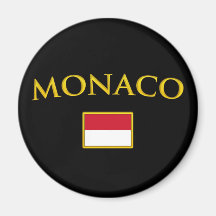 Mónaco de oro imán para frigorífico