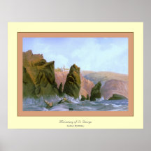Monasterio del ~ Carlo Bossoli de San Jorge Poster
