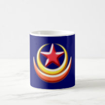 Mond Mondbarke Mondsichel Pentagon Teetasse