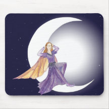 Mondfee - moon fairy mousepad