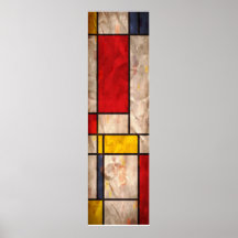 Mondrian inspiró poster