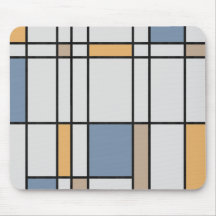Mondrian moderno tapete de raton