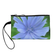 Monedero azul de la flor