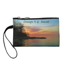 Monedero de la puesta del sol del lago Ontario Osw