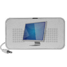 Monitor de computadora iPod altavoz