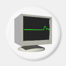 Monitor de Flatline Imán De Nevera