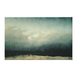 Monje por el mar, 1809 impresion de lienzo