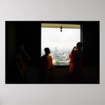 Monjes turísticos poster