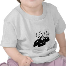 monkeymonkey de la música camiseta