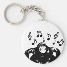 monkeymonkey de la música llaveros