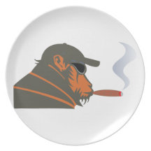Mono cigarro ape cigar plato