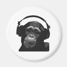 MONO DE DJ IMÁN DE FRIGORIFICO