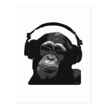 MONO DE DJ TARJETAS POSTALES