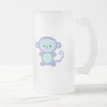 mono de la púrpura del kawaii taza