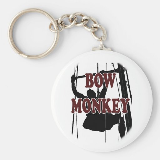 Mono del arco llavero personalizado