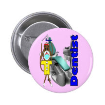 Mono del calcetín del dentista--Adorable Pin