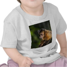 Mono del capuchón camiseta
