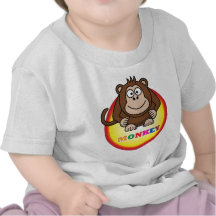 Mono del dibujo animado camisetas