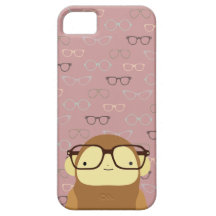 mono del empollón iPhone 5 protectores