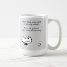 "Mono feo de Joe del mahoney MJ1566" Tazas De Café