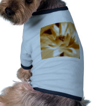 mono flor del tono camisa de perro