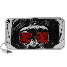 Mono loco laptop altavoces