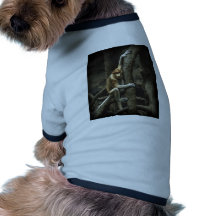¿Mono - usted que me mira? Camisa De Perro