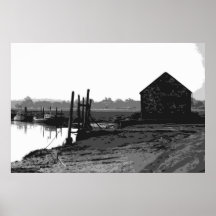 MONOCROMO DE THORNHAM NORFOLK IMPRESIONES