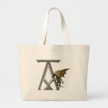 Monograma A del Gargoyle Bolsas Lienzo