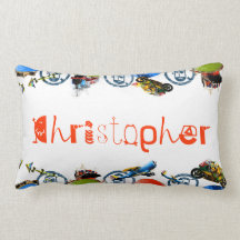 Monograma conocido personalizado para Christopher/ Cojines