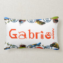 Monograma conocido personalizado para Gabriel/los  Cojines