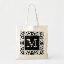 Monograma de encargo en el modelo monocromático de bolsa