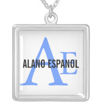 Monograma de la raza de Alano Espanol Joyeria