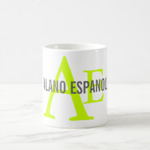 Monograma de la raza de Alano Espanol Tazas De Café