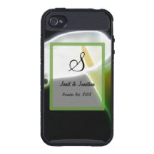 Monograma de S con un caso elegante del iPhone 4 d