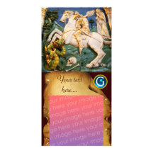 Monograma de SAN JORGE, del DRAGÓN y de la PRINCES Tarjetas Fotograficas