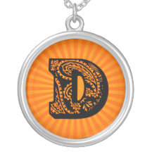 Monograma del resplandor solar de Paisley - D Grimpolas