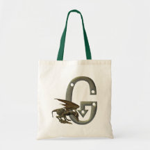 Monograma G del Gargoyle Bolsas De Mano