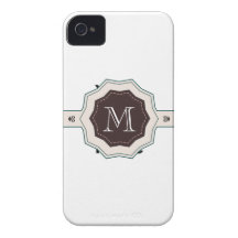 Monograma iPhone 4 Cárcasas