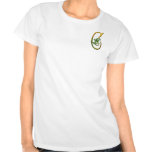 Monograma irlandés C del oro Camisetas