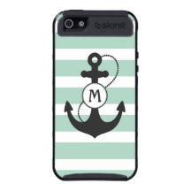 Monograma náutico iPhone 5 carcasa