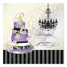 Monograma nupcial, torta de PixDezines de la lavan Invitacion Personal