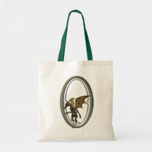 Monograma O de los Gargoyles Bolsas De Mano
