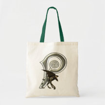 Monograma P de los Gargoyles Bolsas De Mano