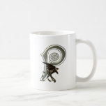 Monograma P de los Gargoyles Tazas De Café