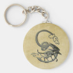 Monograma S de los Gargoyles Llaveros Personalizados