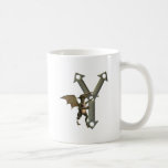 Monograma Y de los Gargoyles Tazas De Café