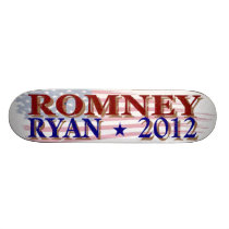 Monopatín 2012 del presidente de Romney Ryan patineta